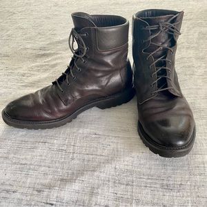To Boot New York Dark Brown Leather Dress Boot MADE IN ITALY